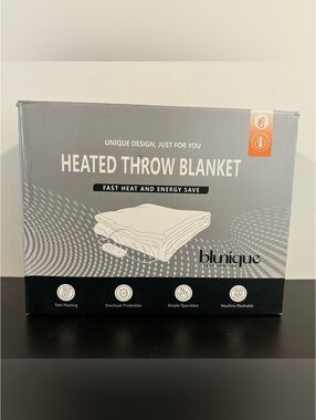 Heated Throw Blanket – Brand New